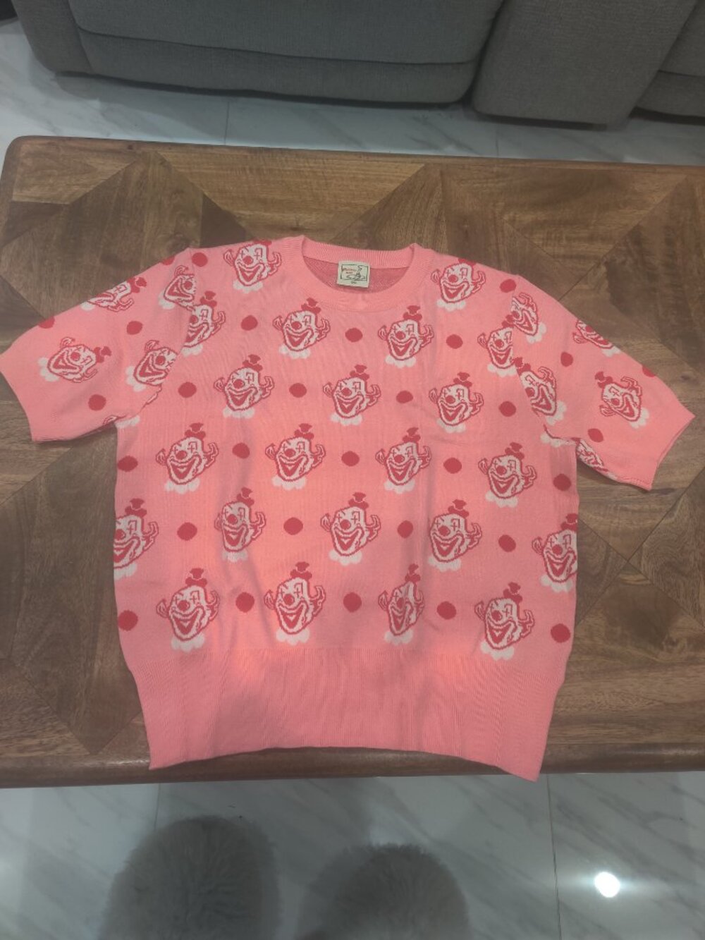 Unique vintage Mischief Made clown sweater size 3xl New